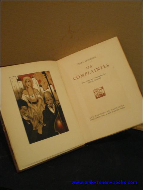 LEFOURGUE, JULES. - LES COMPLAINTES. (DRAINS)
